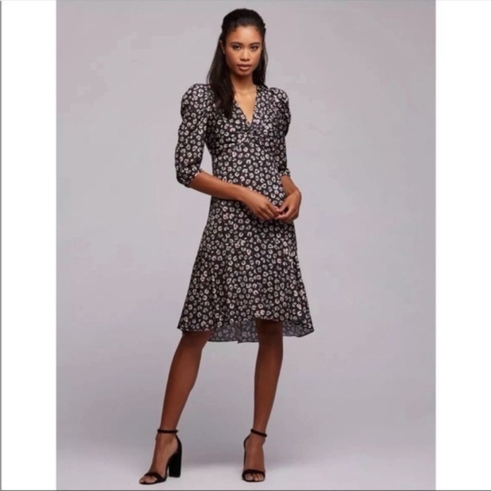 NWT Bailey44 Leopard Print Midi Length Dress